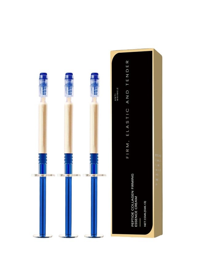 SURORAIN Peptide Collagen Elastic Essence Cream, Micro-Molecular Collagen Anti-Wrinkle Lotion, Firms Skin, Long-Lasting Moisturizes, Anti-Aging, Suitable for All Skin Types (3PCS, 5ml) - Image 1